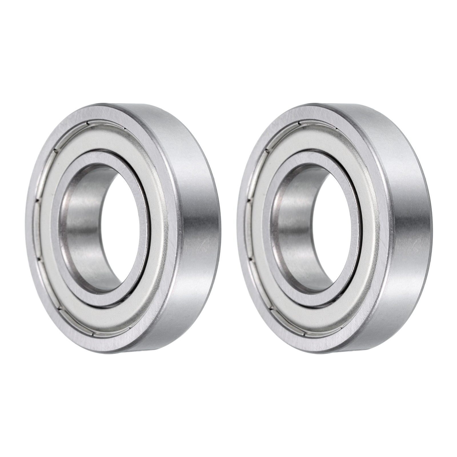 16003-2Z Deep Groove Ball Bearings,17x35x8mm Metal Cover 2 PCS