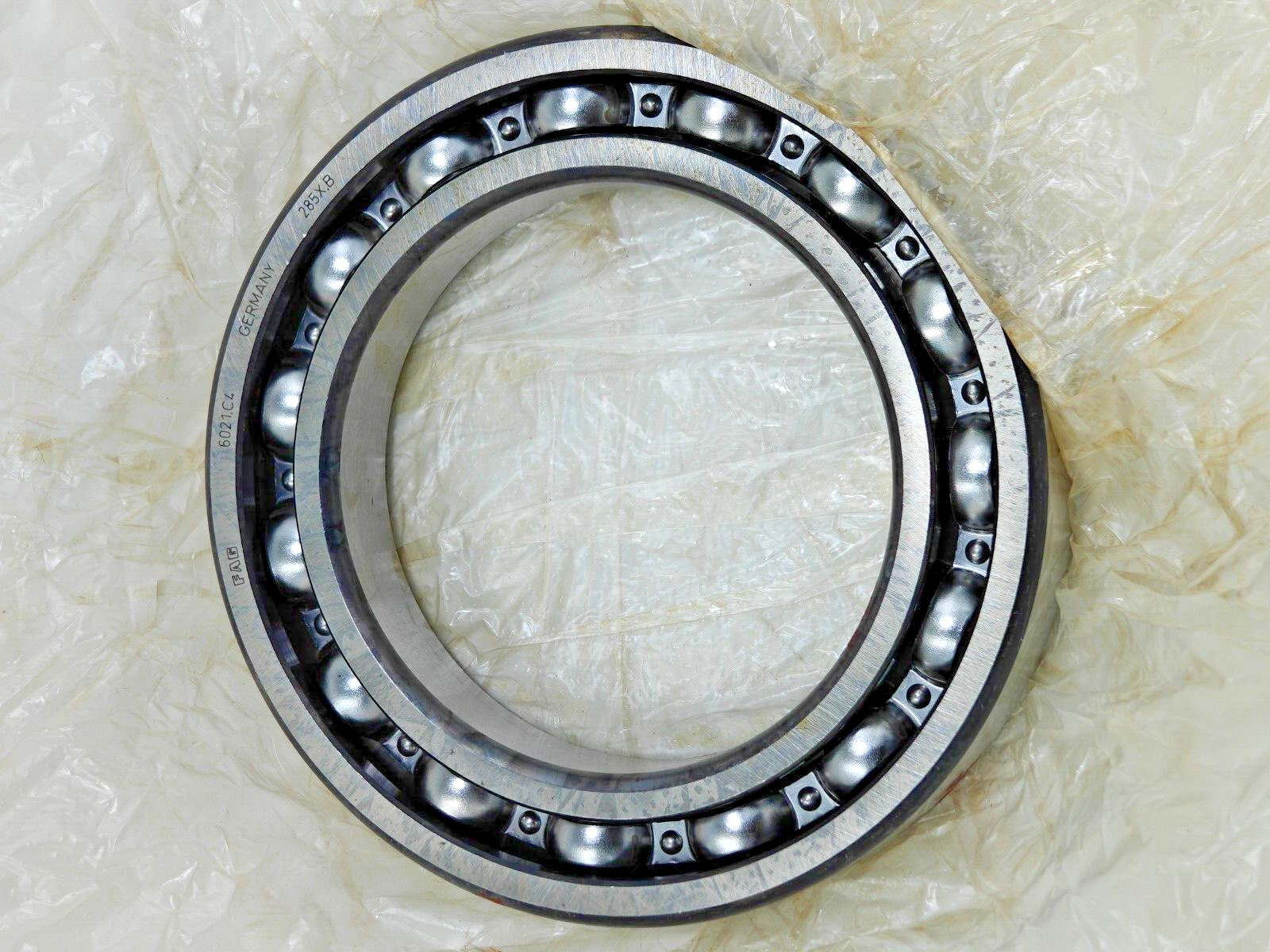 6021 C4 FAG Single Row Deep Groove Ball Bearing, 105mm x 160mm x 26mm 6021C4