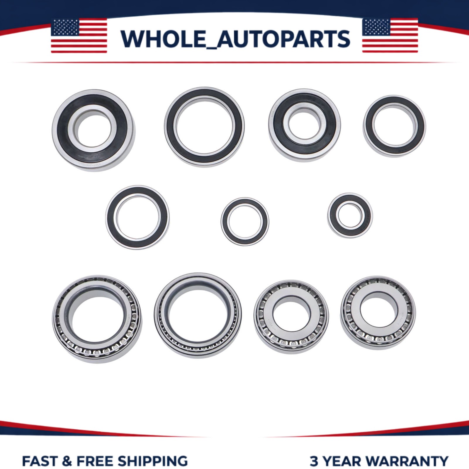 11Pcs HF35 Transmission Set of Bearings Fit Ford C-MAX Fusion Lincoln Hybrid
