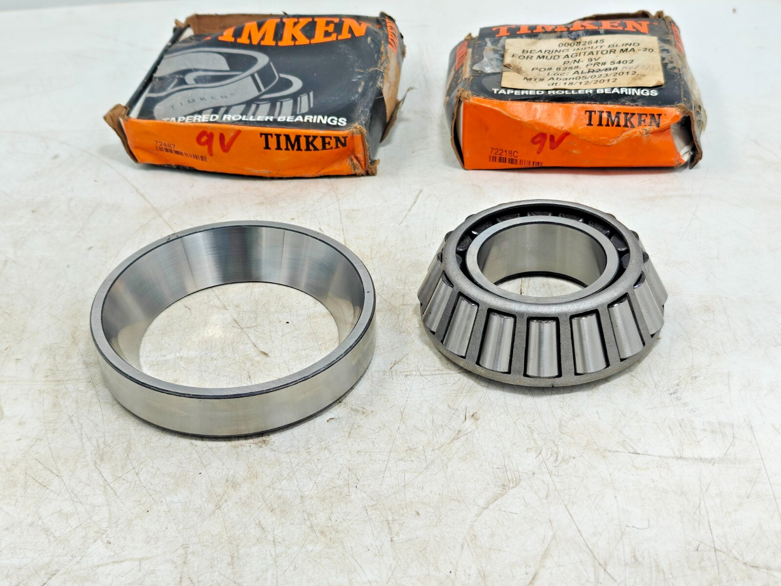 72218C/72487 Timken Tapered Roller Bearing Cone&Cup Timken 72218C – 72487 USA