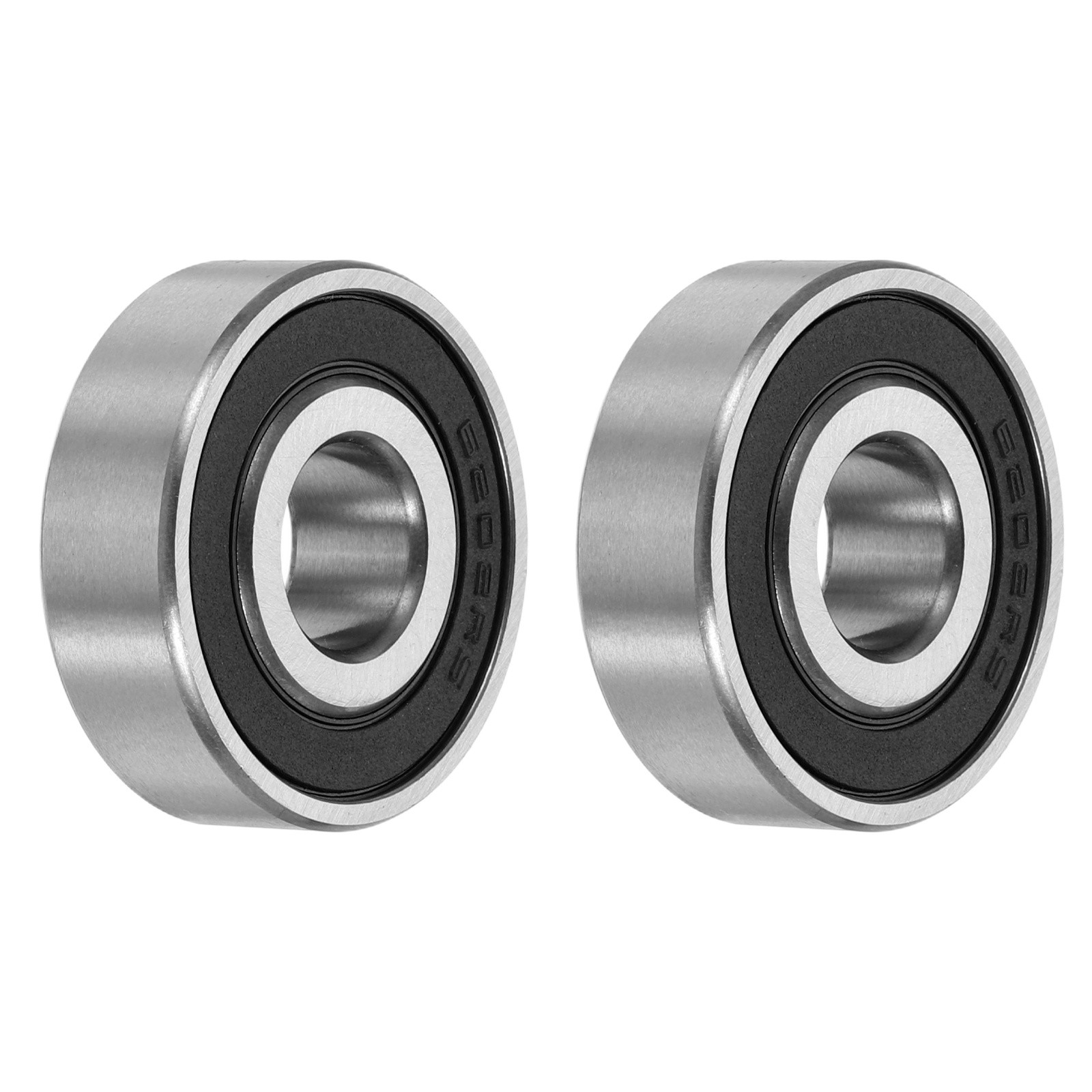 2pcs 6202-1/2-2RS Non-Standard Ball Bearings 12.7mm ID x 35mm OD x 11mm Thick