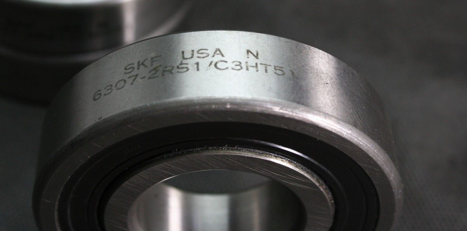 Three (3) SKF 6307 2RS1/C3HT51 Deep Groove Bearing 35MM ID USA