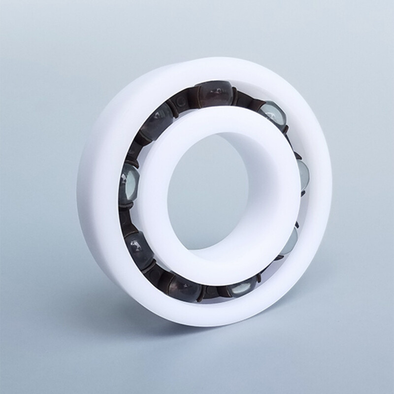 POM Plastic Bearing Double Seal Glass Ball Thin-walled Bearings ID 10/12/17-40mm