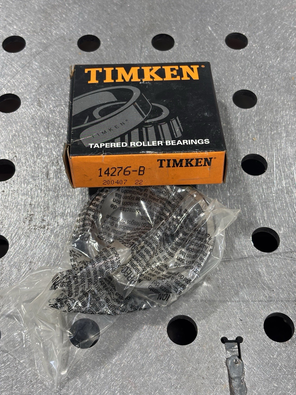 Timken 14276-B Tapered Roller Bearing Cup Steel 2.625in Bore 3.984in OD