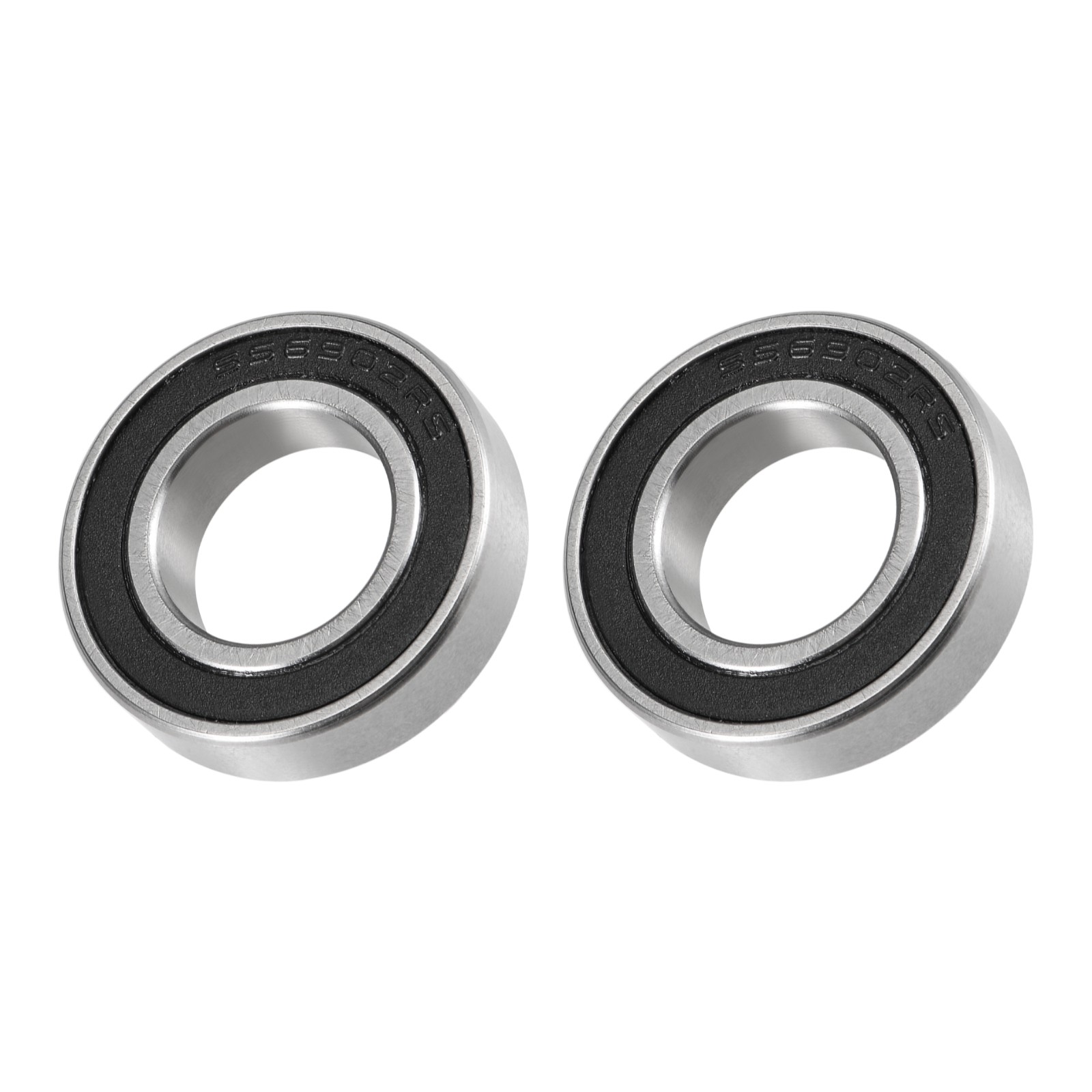 Bearings (S6902-2RS, 15mmx28mmx7mm) 2Pcs, Stainless Steel Double Sealed