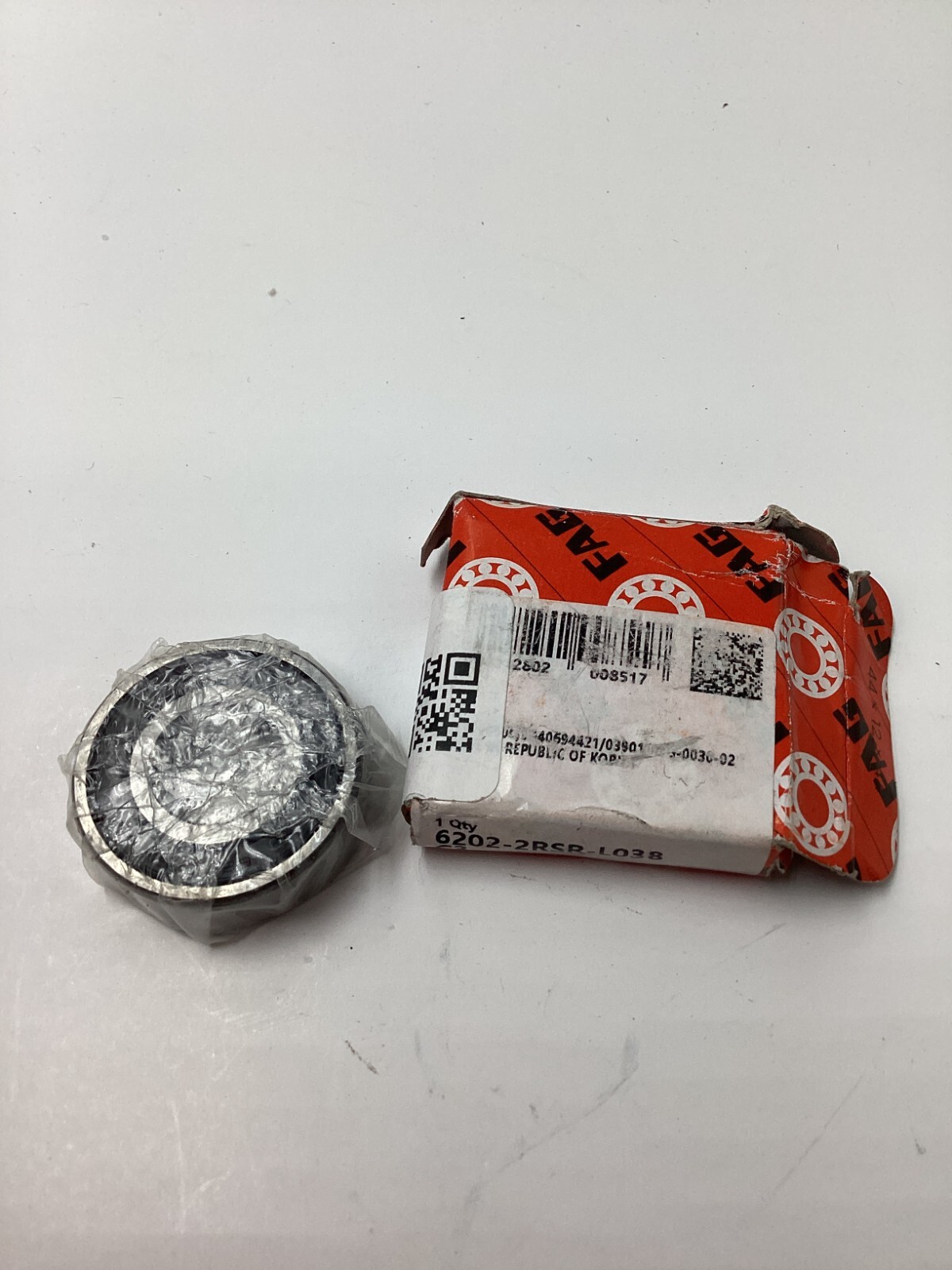 FAG OEM 6202-2RSR-L038 C3 Deep Groove Ball Bearing 15mm ID 35mm OD 11mm Width