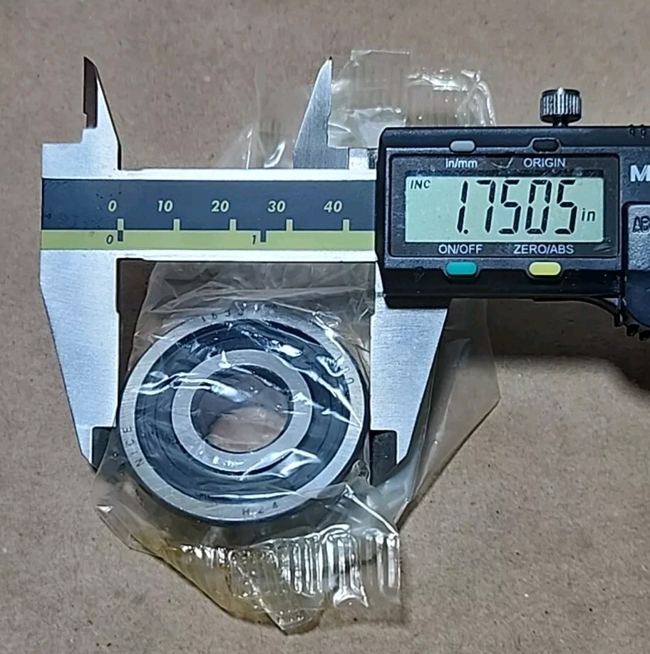 *BRAND NEW* Nice 1633DCTNTG18 Ball Bearing 5/8″ ID 1-3/4″ OD 1/2″ W + Warranty!