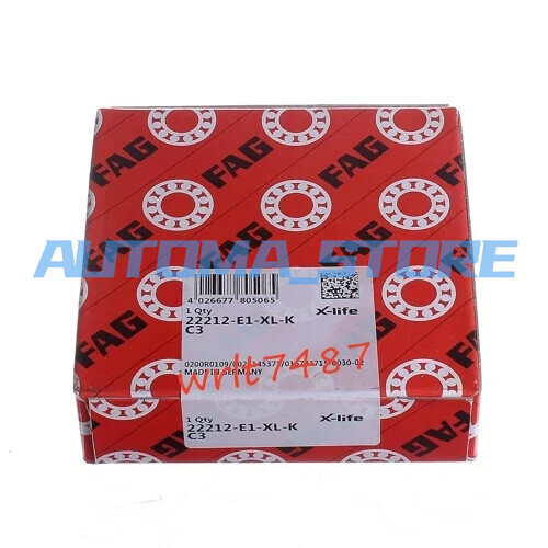 1PC NEW FAG 22212-E1-XL-K-C3 self-aligning roller bearing #AM