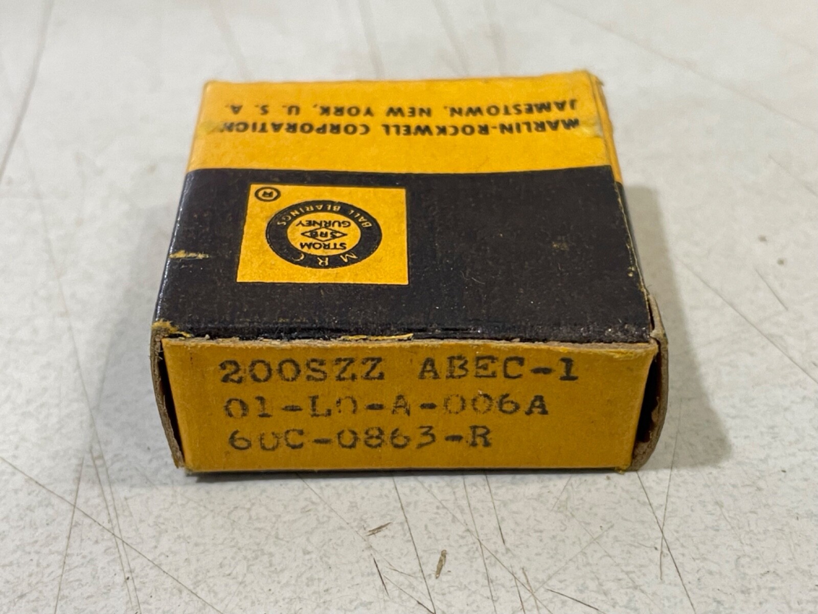 NOS MRC Bearing 200SZZ ABEC-1