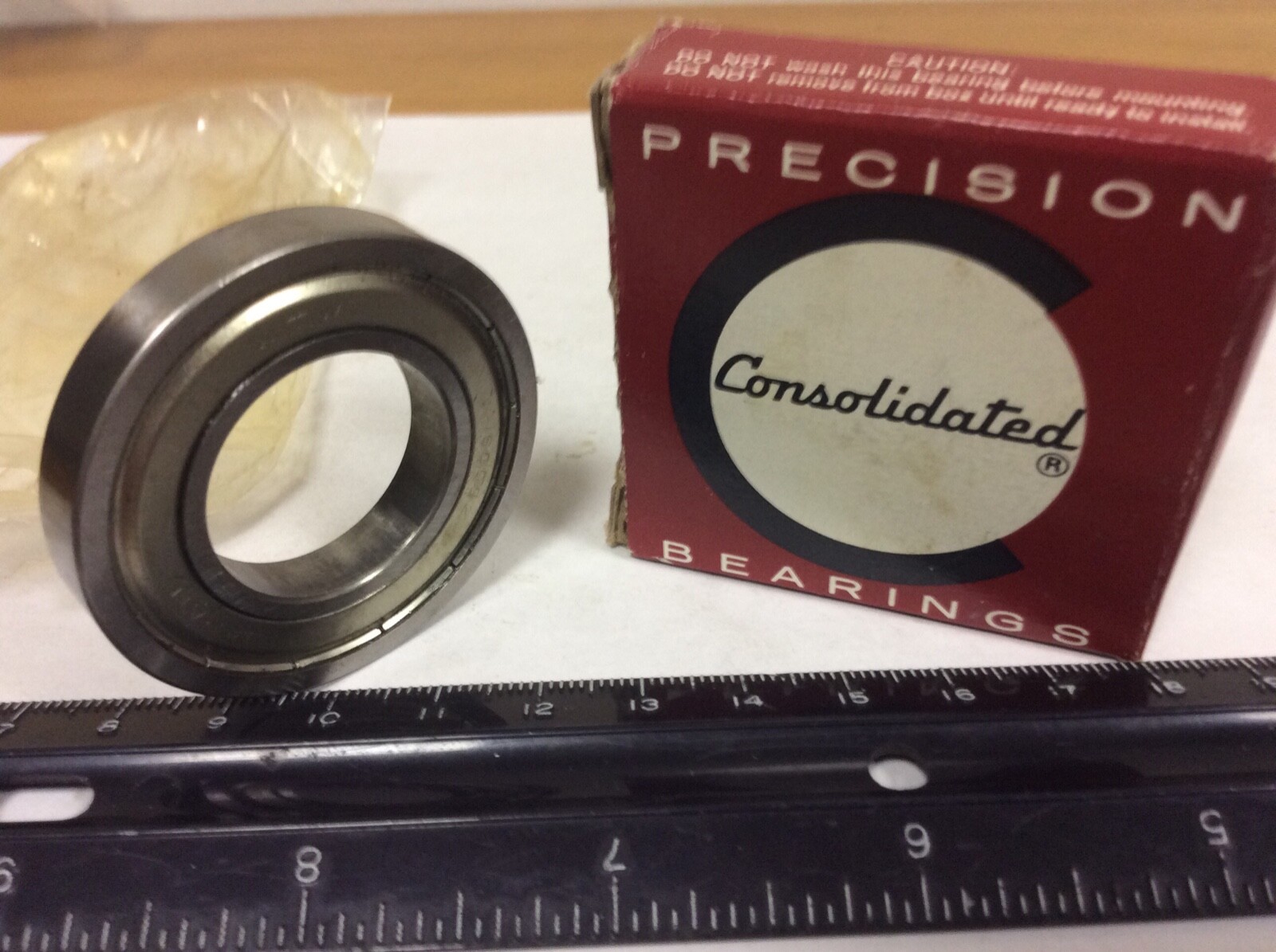 Consolidated 16005-ZZ Deep Groove Bearing, 25mm ID, 47mm OD, 8mm Width