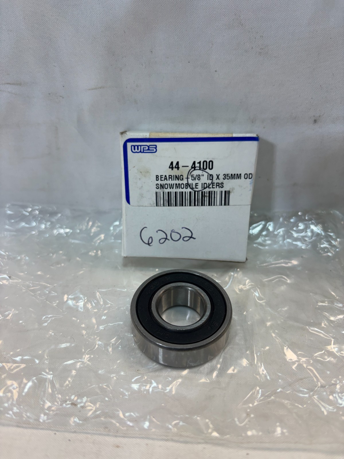 WPS 44-4100, 6202-2RS 10 PREMIUM DOUBLE SEALED BEARING 5/8x35MM Snowmobile Idler