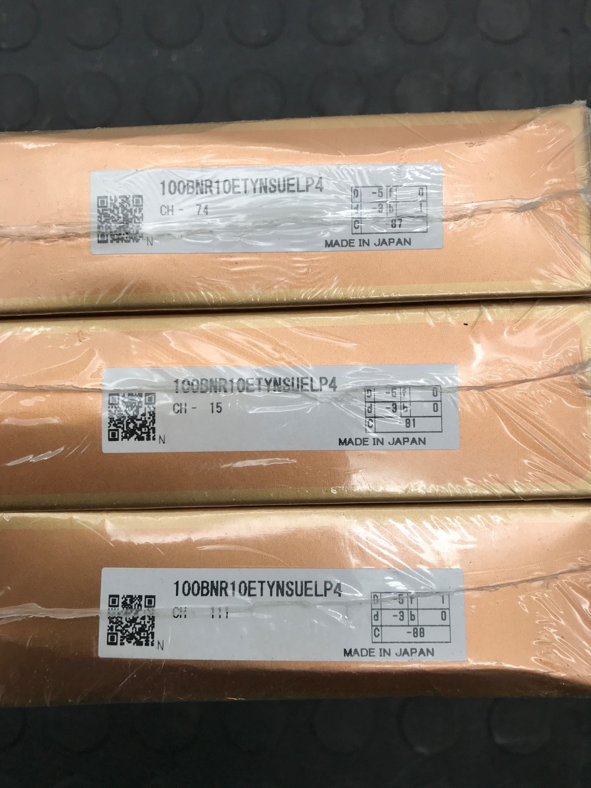 NSK 100BNR10ETYNSUELP4 Ultra High-Speed Angular Contact Bearing NEW (3‑Pack)