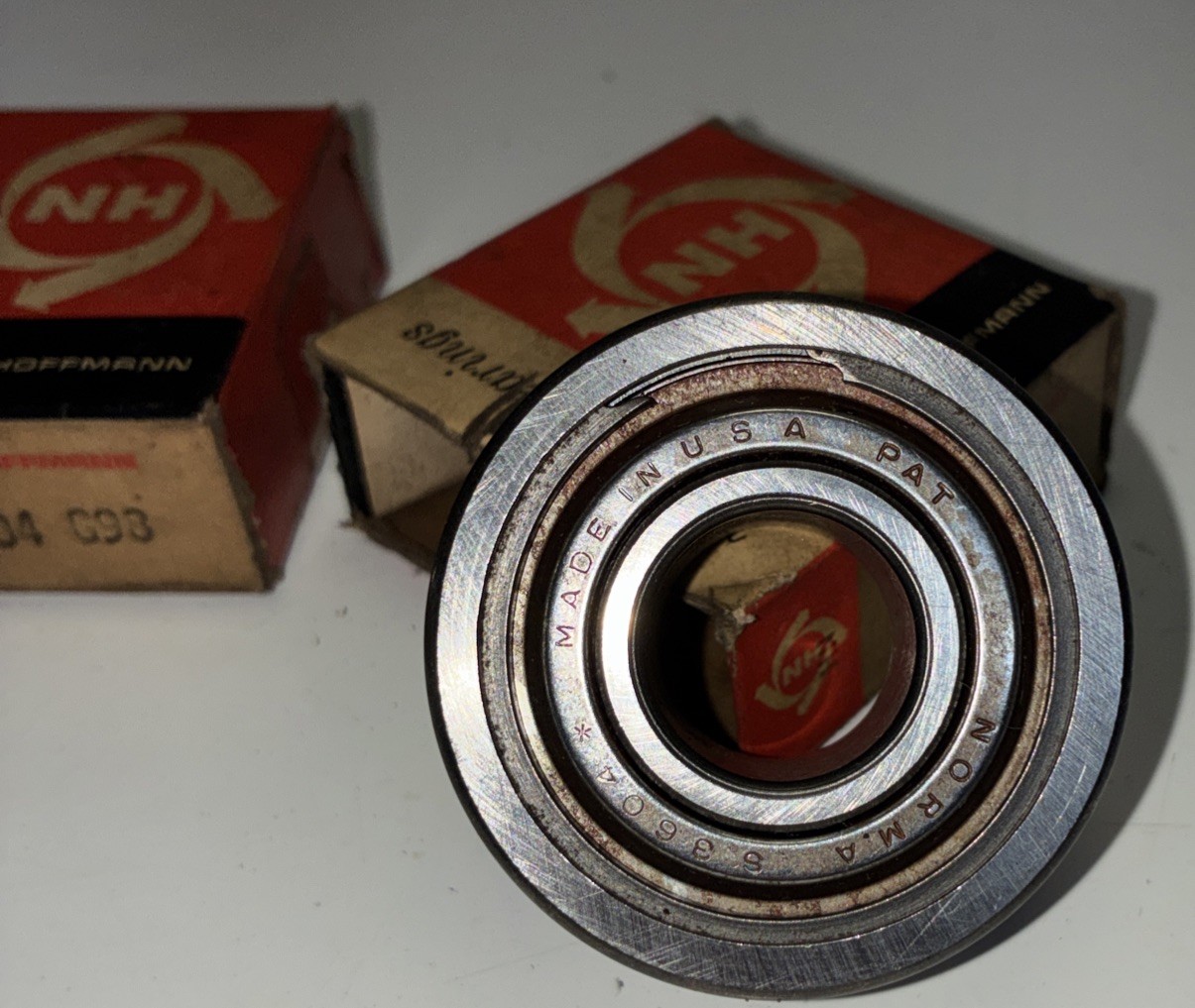 Vintage Norma-Hoffmann S3604 G98 Ball Bearing NOS USA Open Box