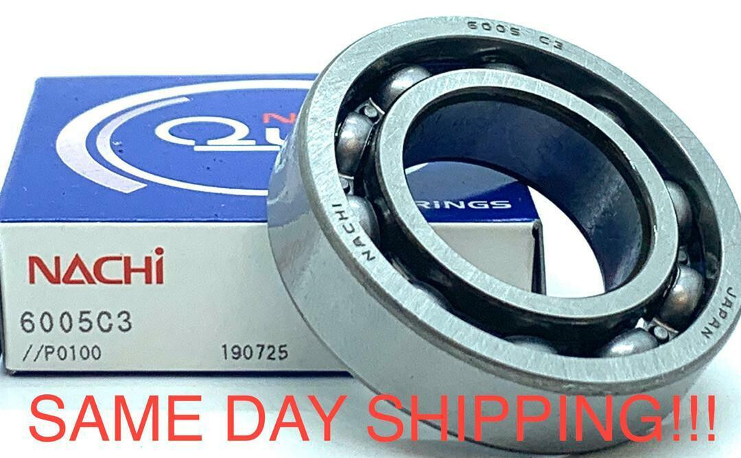 NACHI 6005 Bearing Open C3 Japan 25x47x12 Ball BeariNG / SAME DAY SHIPPING