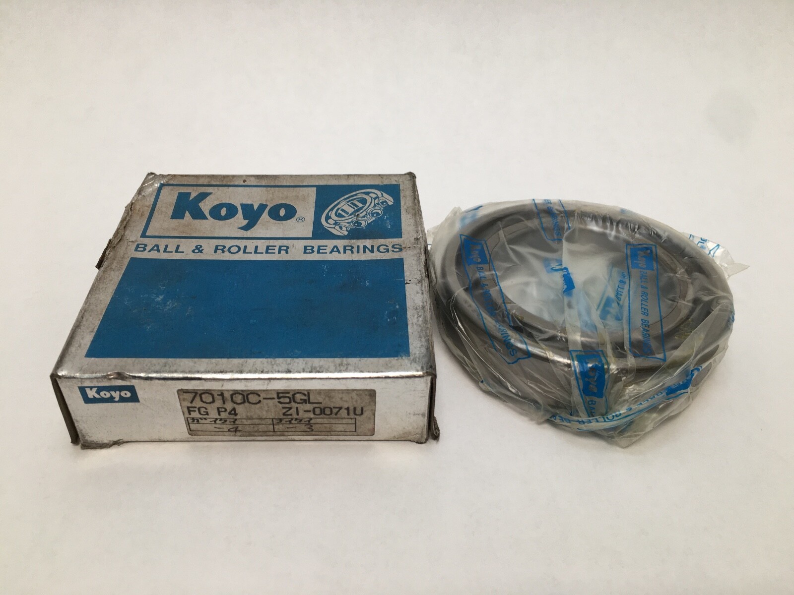 Koyo 7010C-5GLP4 Bearing 50x80x16 mm 7010-C-5GL-P4-FG UL ABEC7 Japan