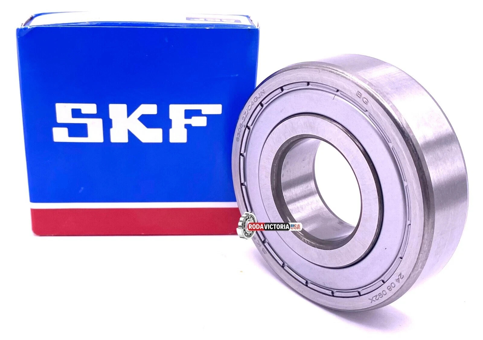 SKF 6306 ZZ C4 GJN Deep Groove Ball bearing, Metal Shielded 30x72x19 mm