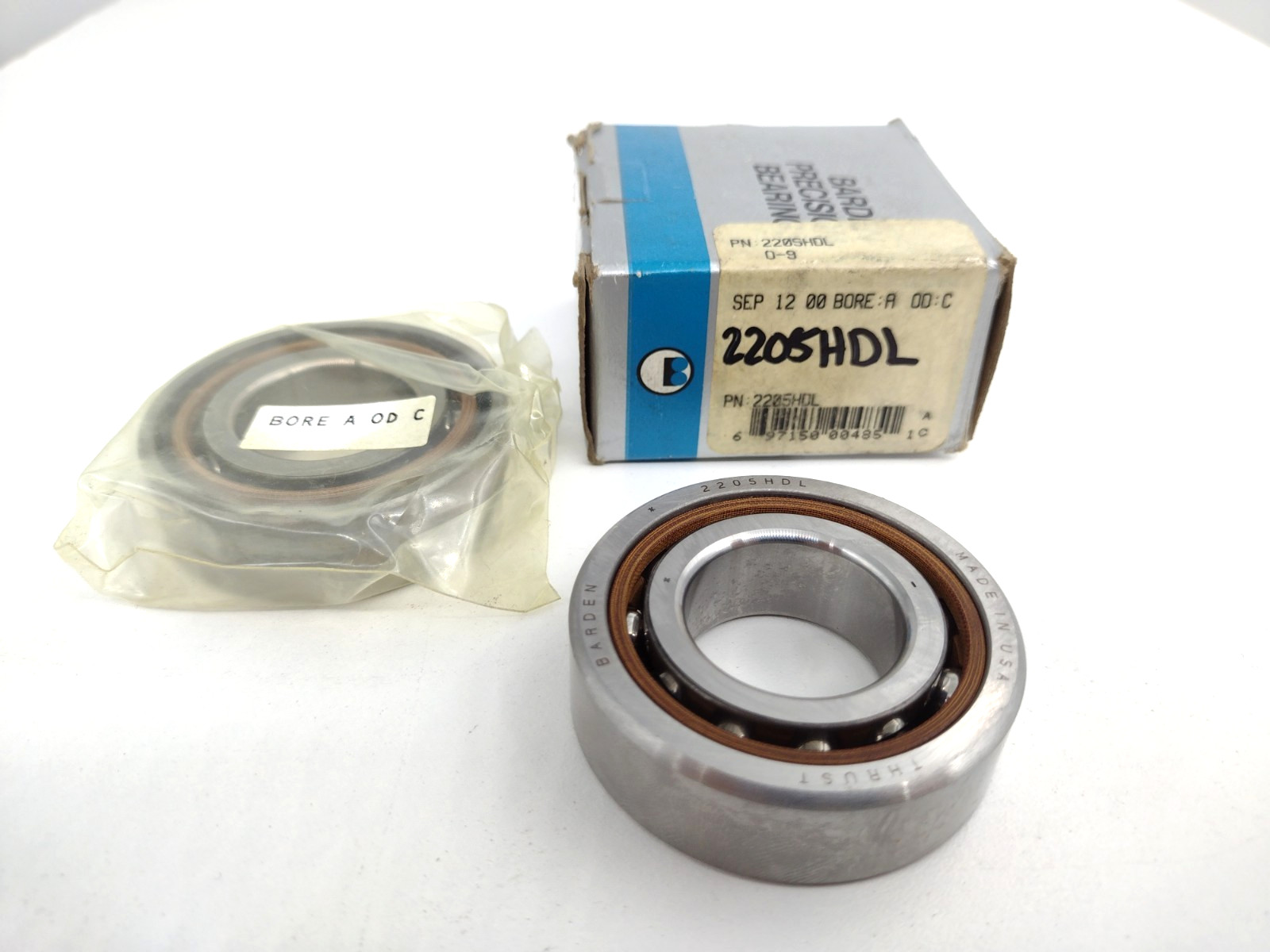 *** Barden 2205HDL Angular Contact Bearing 25 mm Bore