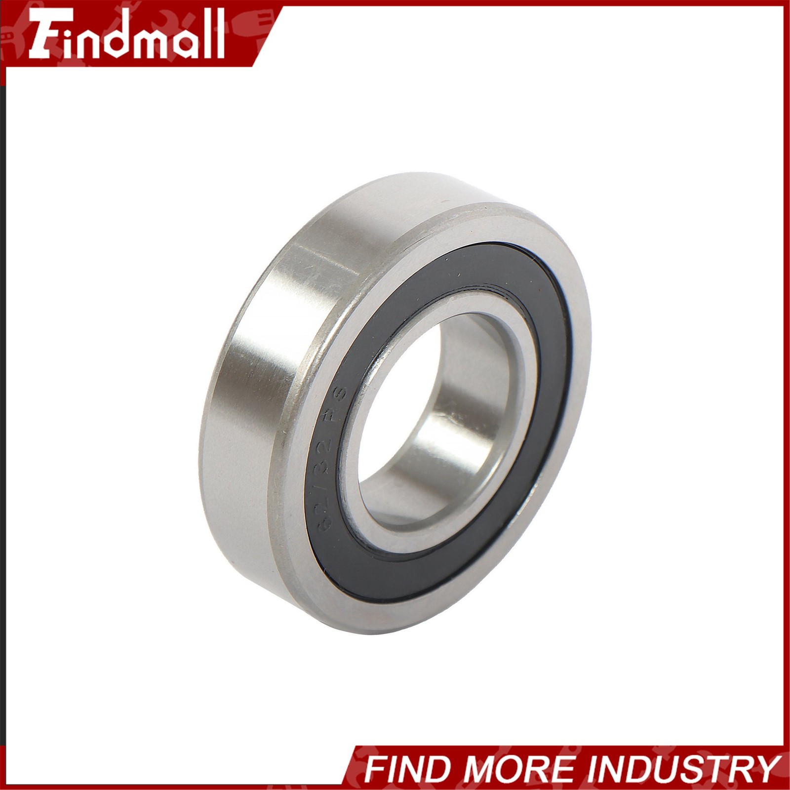 Findmall 62/32-2RS Deep Groove Bearings 4pcs 32x65x17mm Rubber Sealed Set
