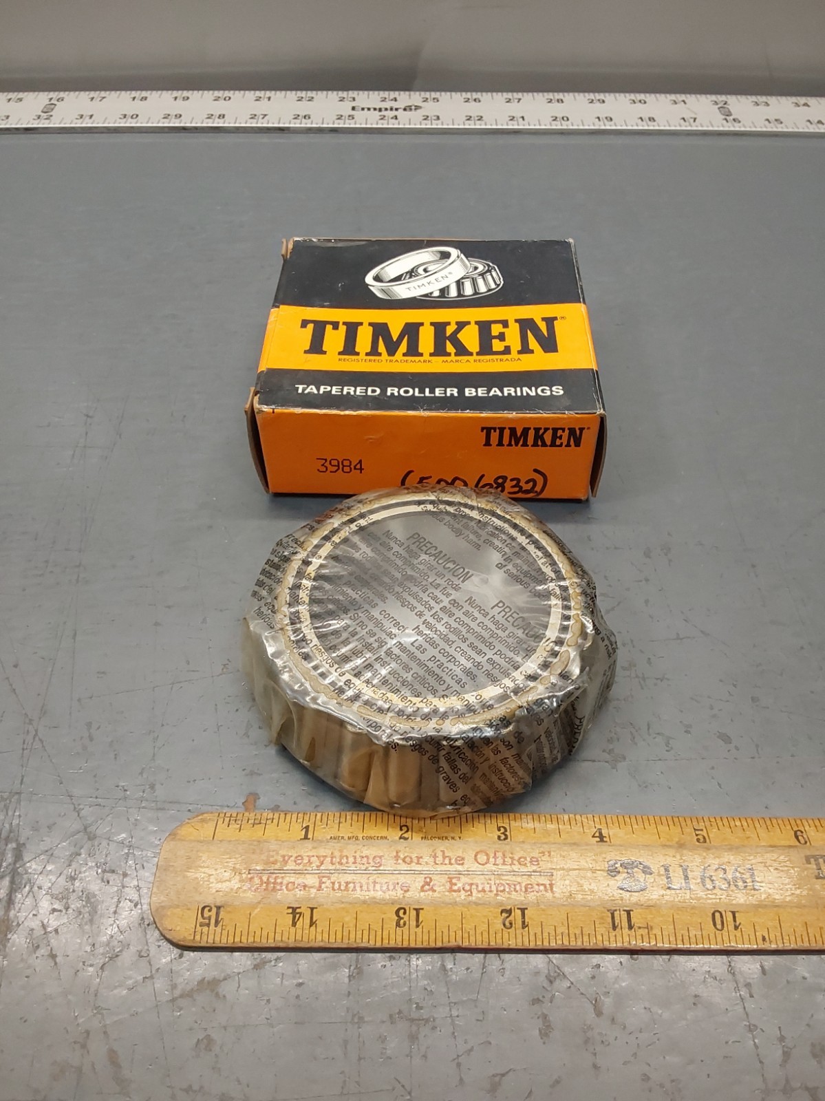NOS Timken 3984 Tapered Roller Bearing