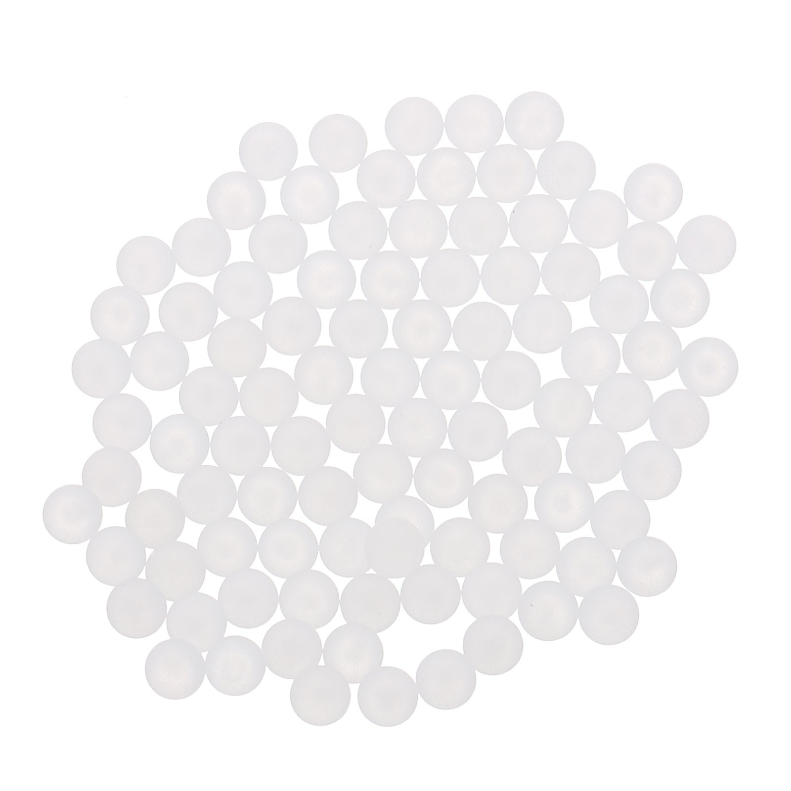 100pcs PP Plastic Bearing Balls 3.5mm Solid Plastic Ball White