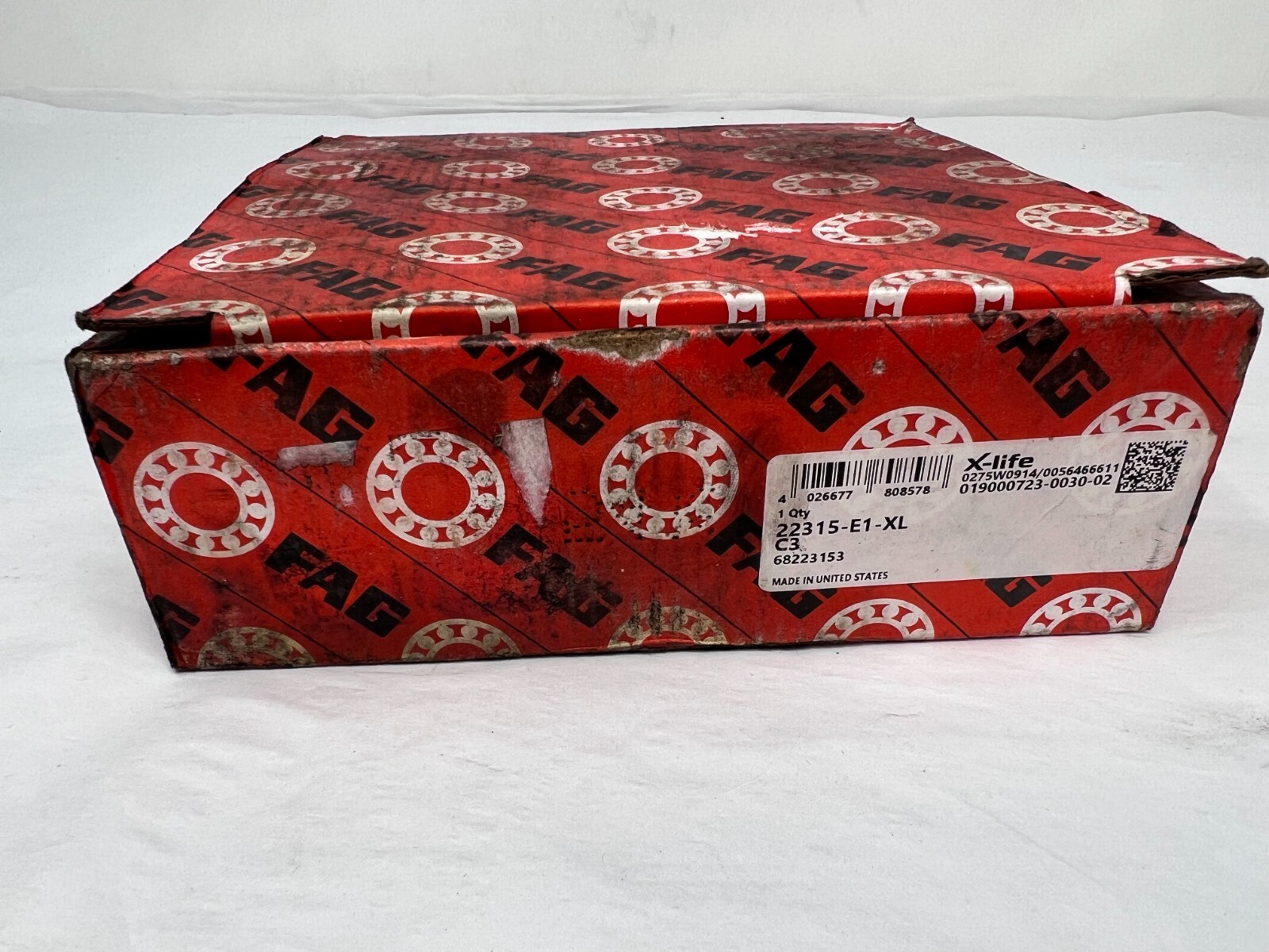 (1) NEW FAG(Schaeffler) Spherical Roller Bearing 22315-E1-XL-C3 FAST FREE SHIP!