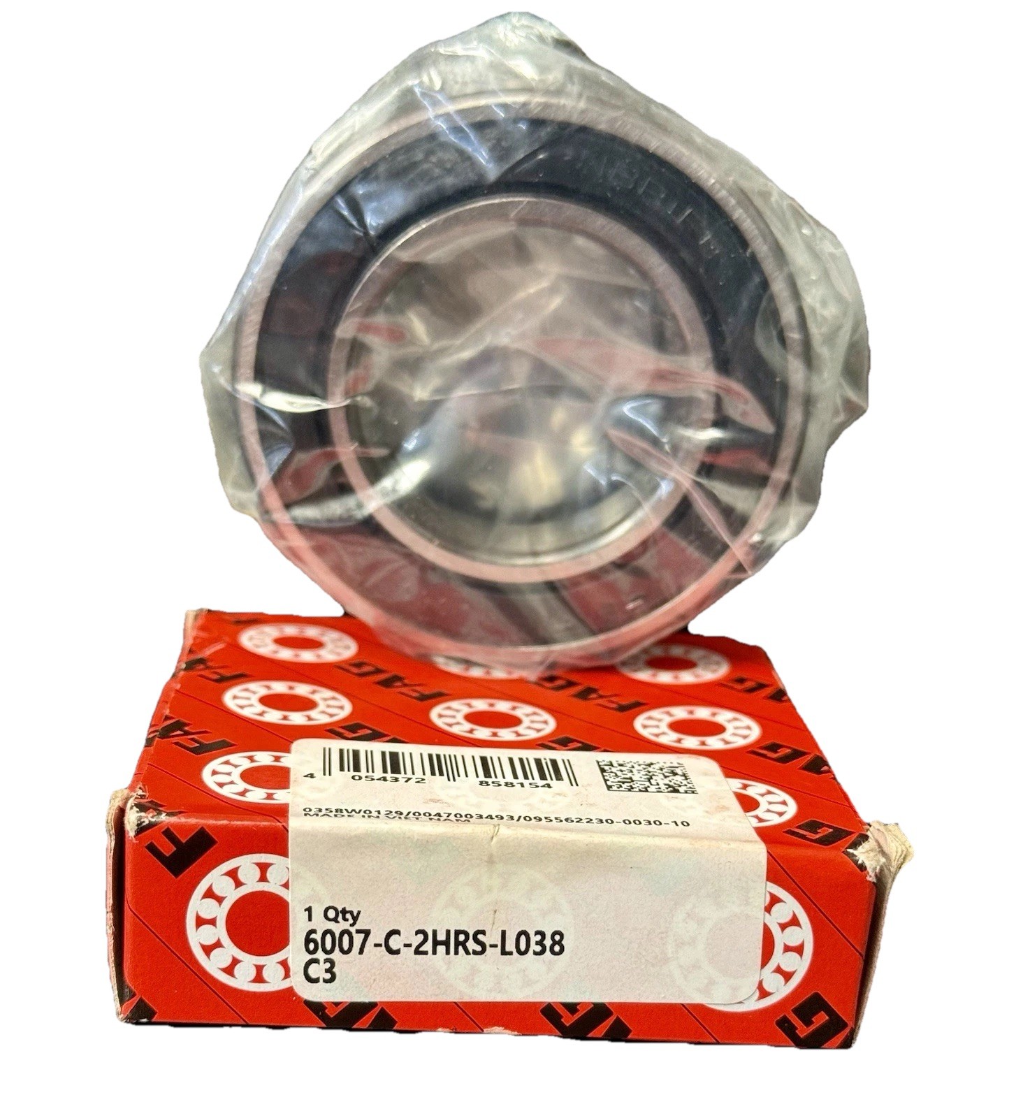 “Lot of 12” NEW FAG 6007-C-2HRS-L038 Sealed Deep Groove Ball Bearings 35x62x14mm