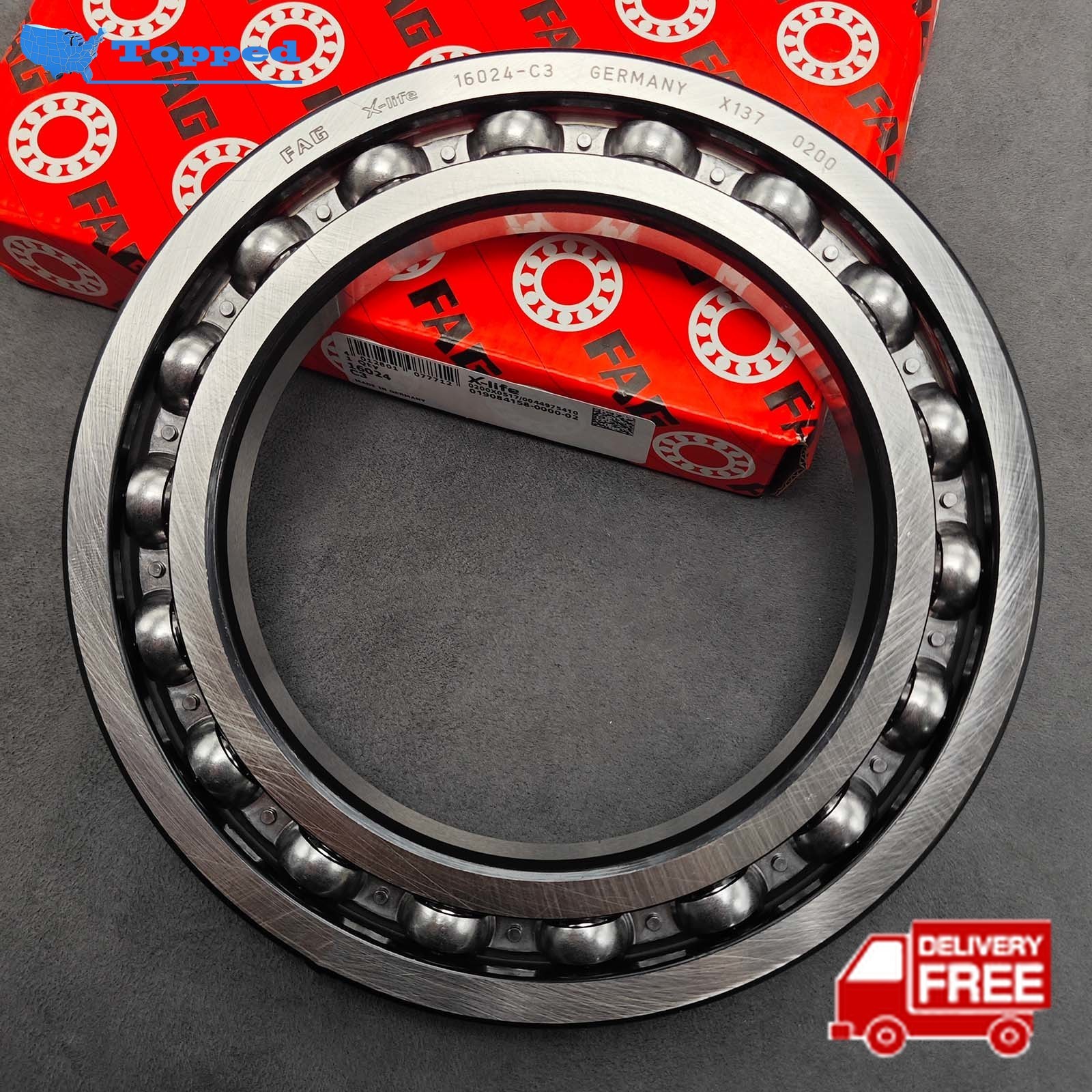 Brand new Single Row Ball Bearing 16024-C3 for FAG 16024 C3 120x180x19
