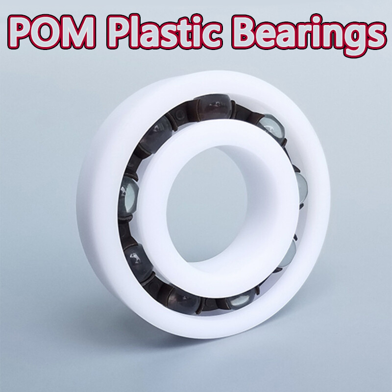 POM Plastic Bearing Glass Ball Bearing No Seal No Lubrication ID 10/5/12/17/45mm