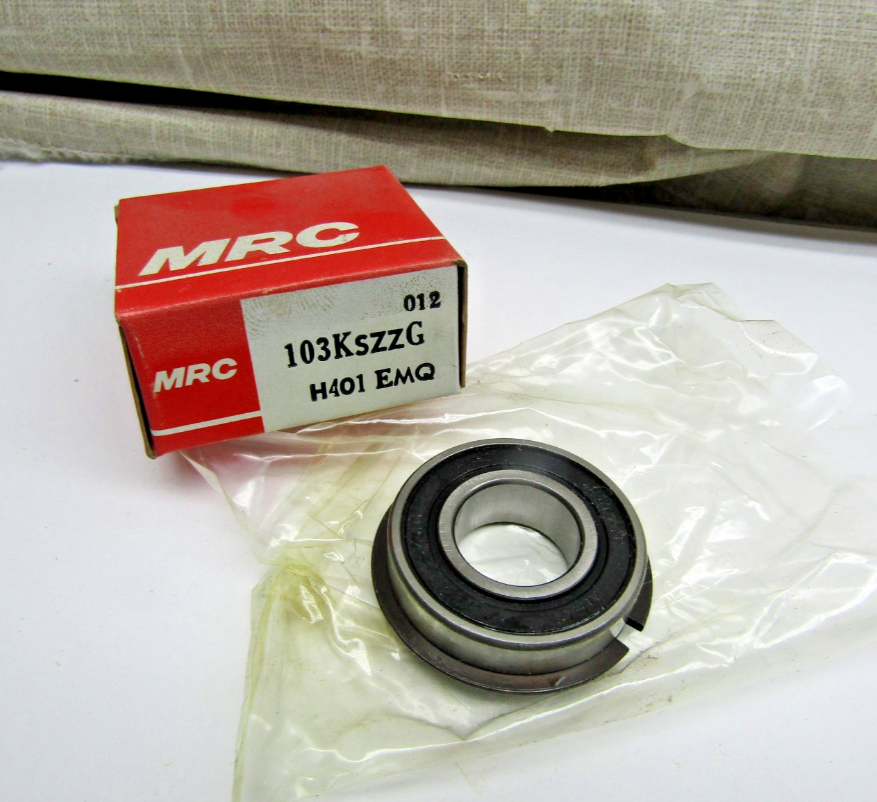MRC SKF 103KSZZG 17mm x 35mm x 10mm Sealed Snap Ring Bearing 6003-2RSNR C3
