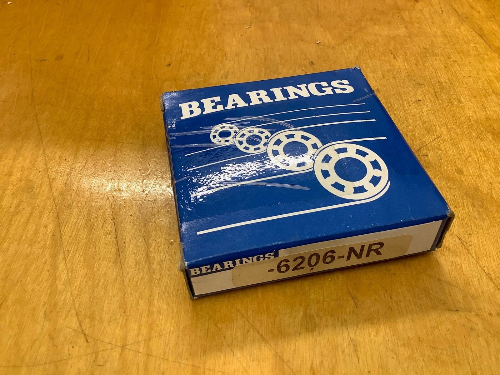 BEARING 6206-NR DEEP GROOVE BALL BEARING; NEW