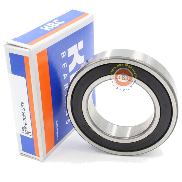 6008-2RS, 6008-B-2RS Radial Ball Bearing 50 x 68 x 15mm – KBC