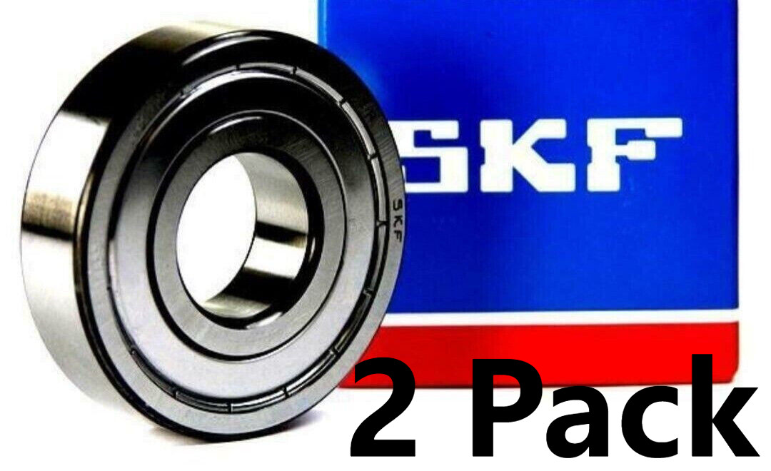 SKF 608 ZZ 8x22x7mm Metal Shielded 608 2Z Deep Groove Ball Bearing 2 PACK #DA