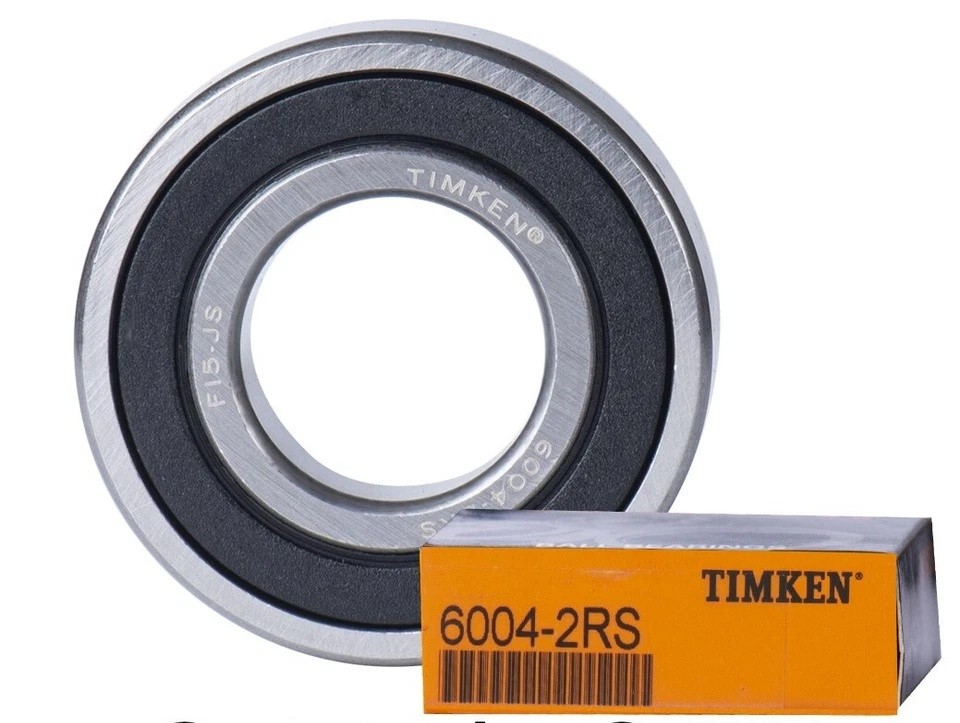 2PCS New TIMKEN 6004-2RS 20X42X12MM Double Rubber Seal Bearing Fast shipment