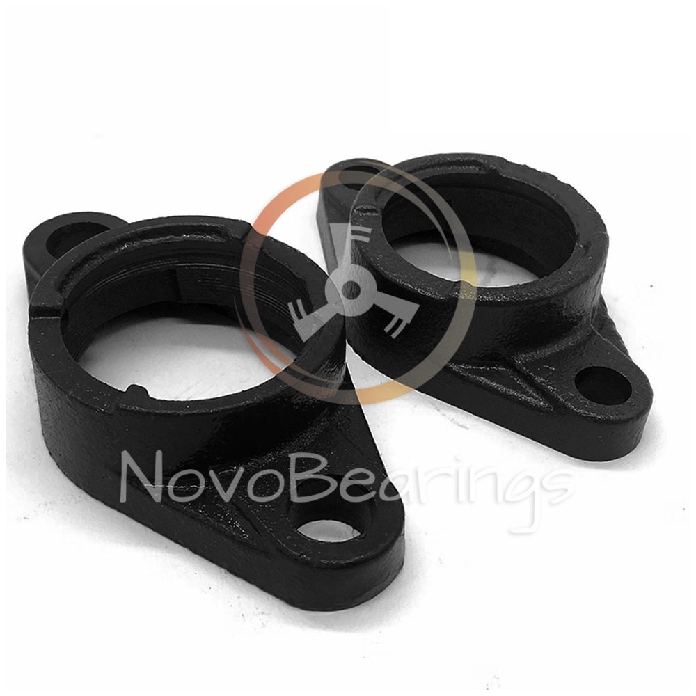 FL207 2-bolt Flanged Oval Housing for xx207 insert ball bearings by SNR brand