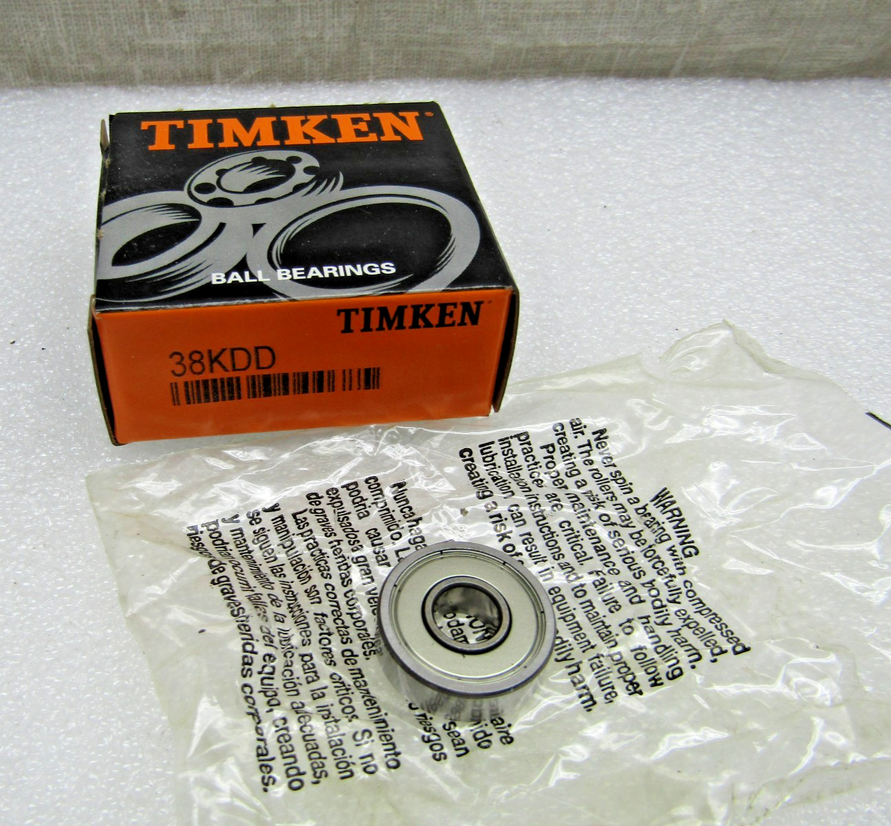 Timken 38KDD 8mm X 22mm X 7mm Shielded Bearing