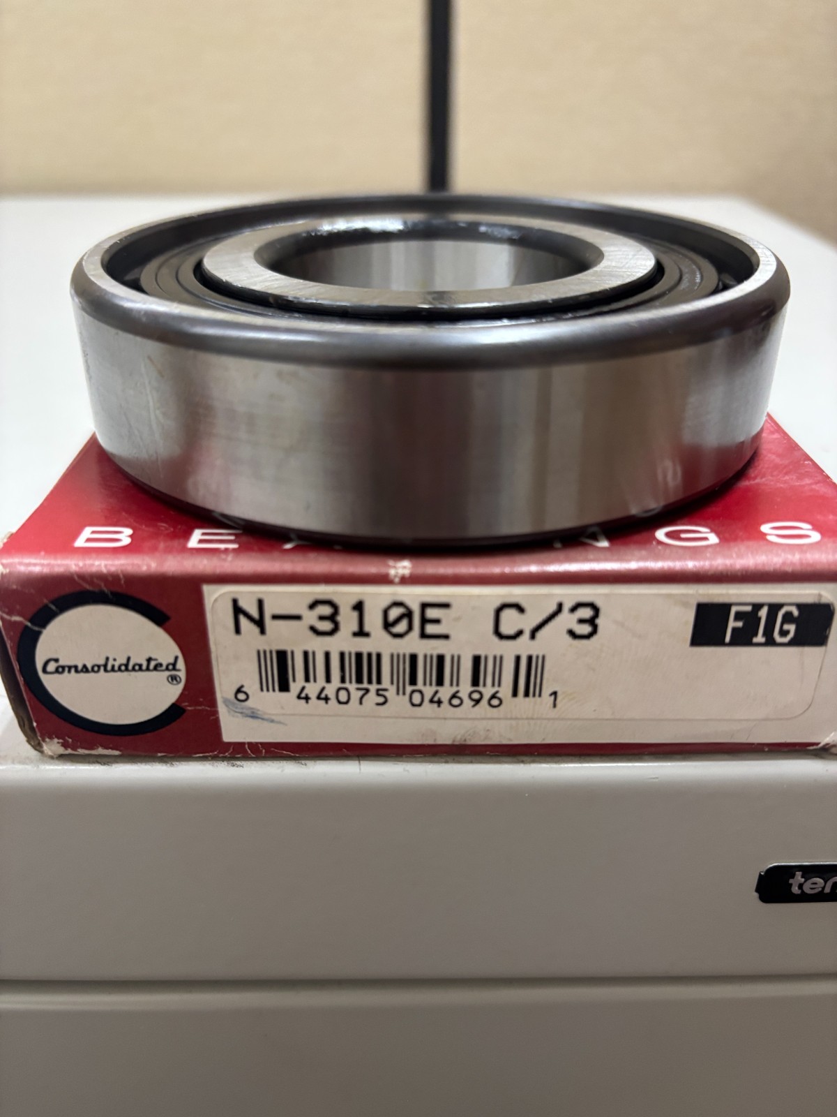 CONSOLIDATED BEARING (STEYR) N-310E C/3 50 MM BORE CYLINDRICAL BEARING