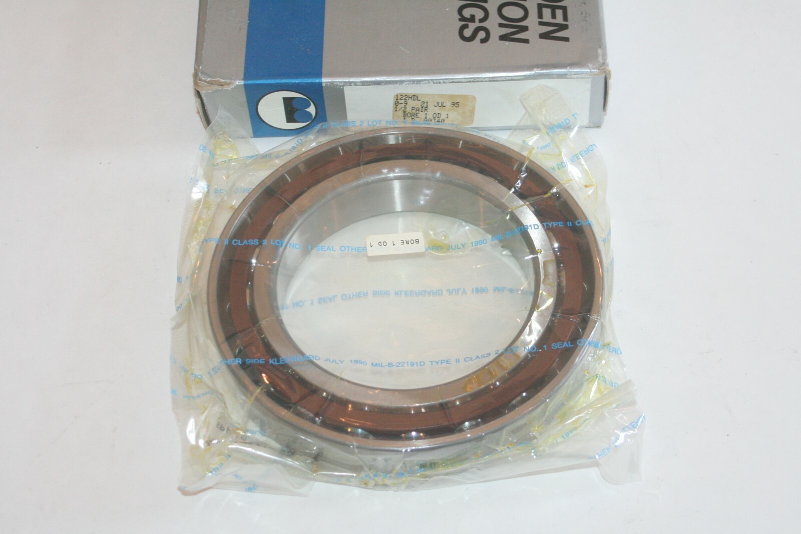(1/2 Pair) BARDEN 122HDL Super Precision Bearing 122-HDL * NEW *
