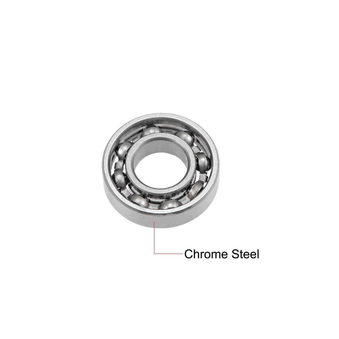 686 Ball Bearings Z2 6x13x3.5mm Open Type Chrome Steel 10pcs