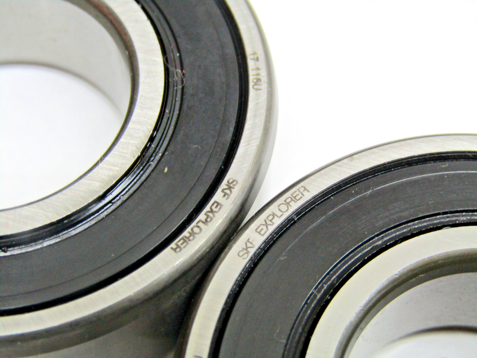 (Lot of 2) SKF 6205-2RSH 25mm x 52mm x 15mm Sealed Bearing