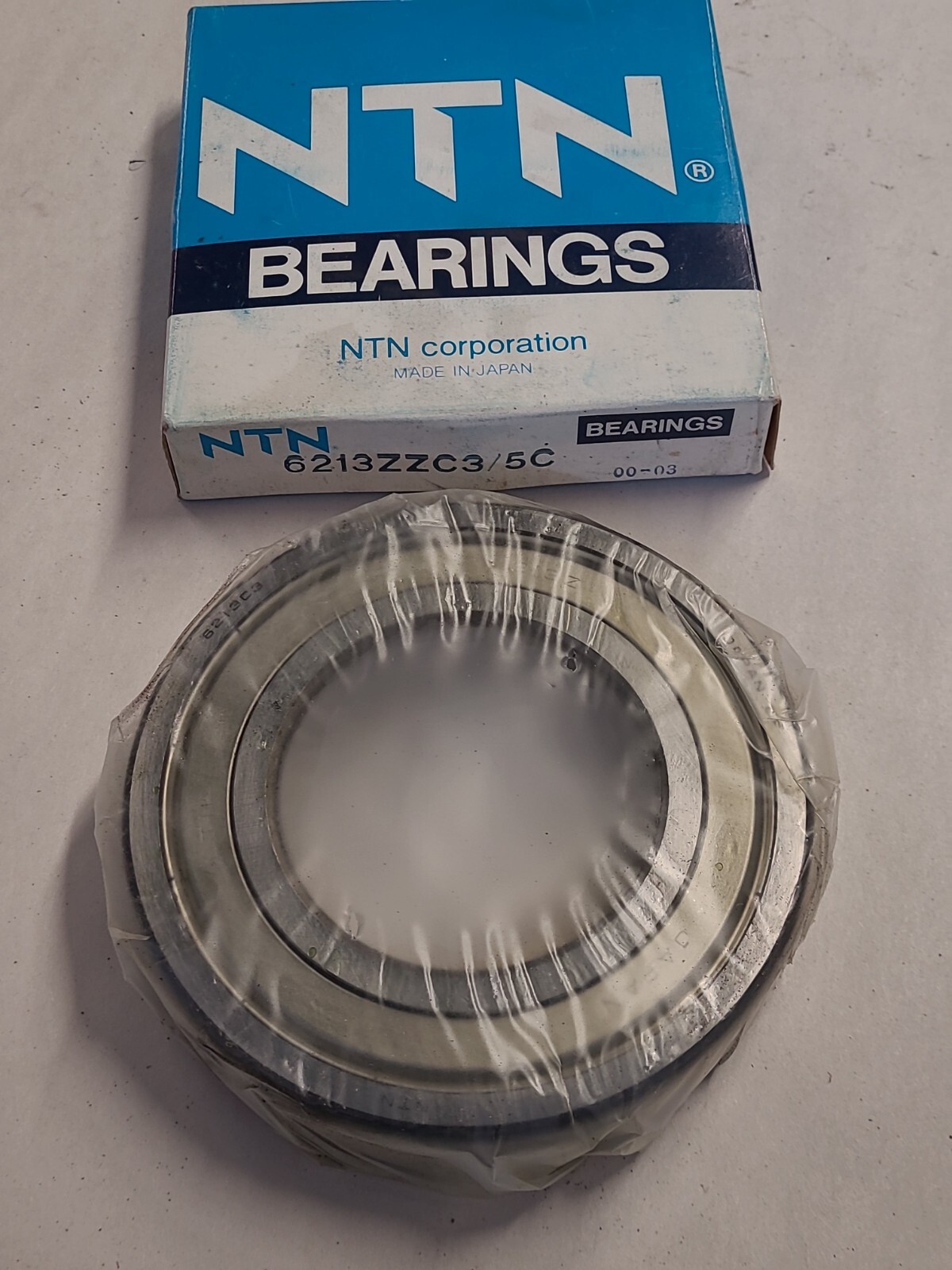 New NTN Metal Shield Bearing 65x120x23mm 6213ZZC3/5C S5