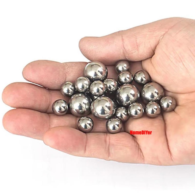 High Precision Carbon/Bearing Steel Balls Solid Metal Smooth Ball Diameter 1-6mm