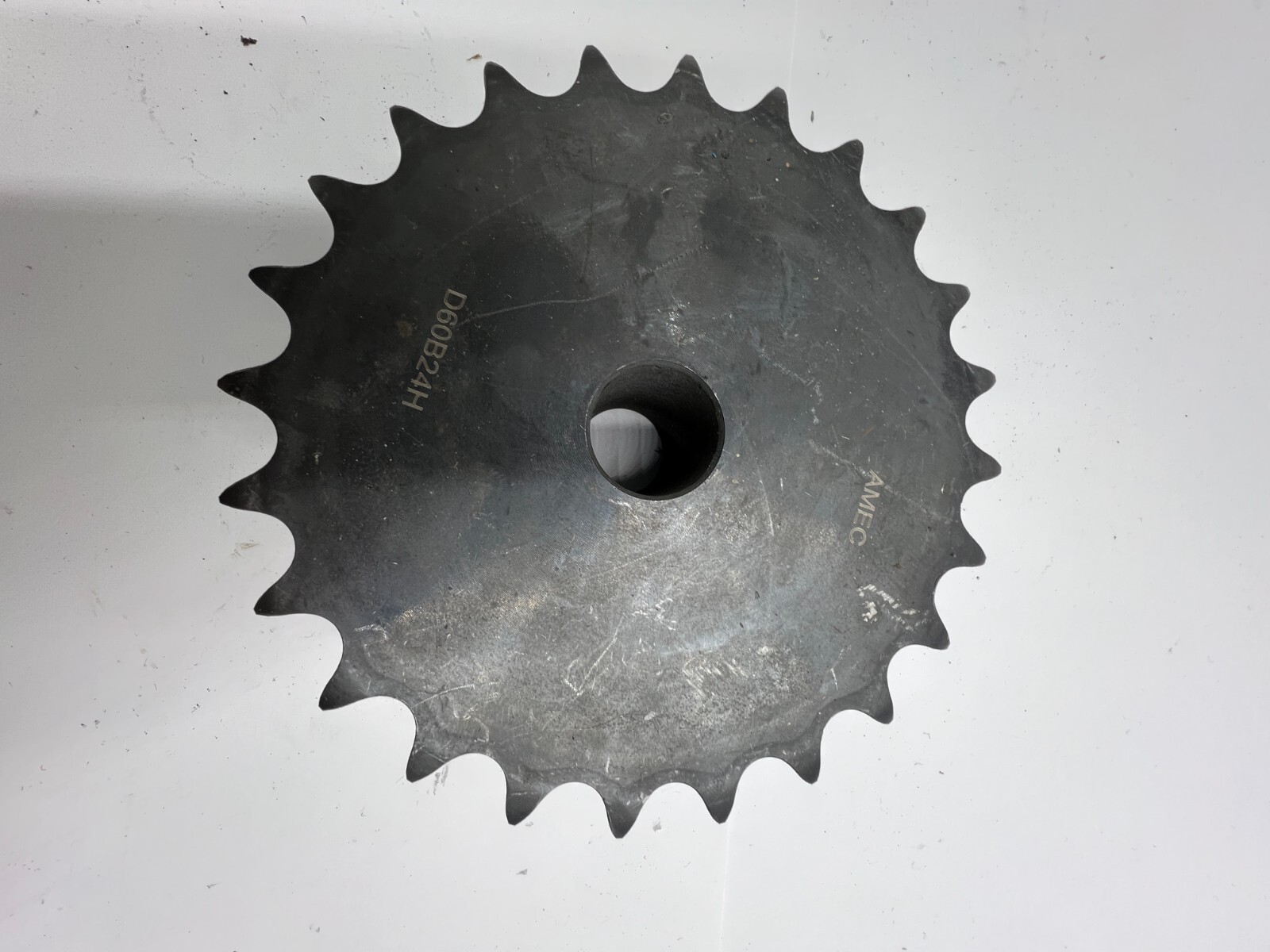 AMEC D60B24H SPROCKET ROLLER DOUBLE B PLAIN STOCK BORE SPROCKET 24 TEETH