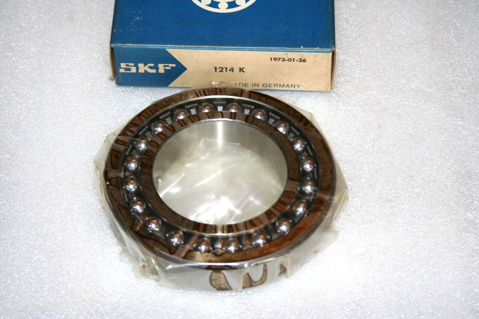 SKF 1214 K Tapered Bore Self-Aligning Ball Bearing 70X125X24 MM * NEW UNOPENED *
