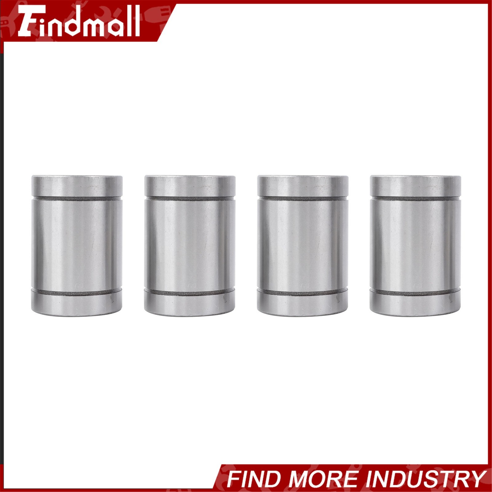 Findmall 4pcs LM25UUOP Open Linear Ball Bearings 25x40x59mm – CNC Machine Parts