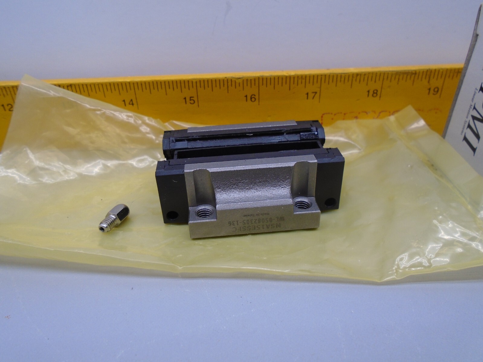 New old Stock PMI Linear Guideway Carriage MSA15ESSFC WL-05082305-136 N244