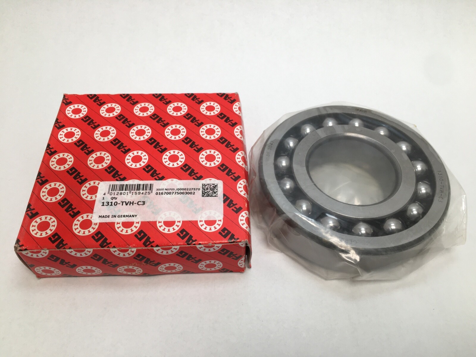 FAG 1310.TVH.C3 Self Aligning Bearing 50x110x27 mm 1310 TVH C3 Germany