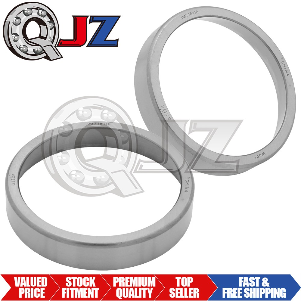 [2-Pack] JM718110 Tapered Roller Bearing Single Cup [5.25 in OD x 1.03 in W]
