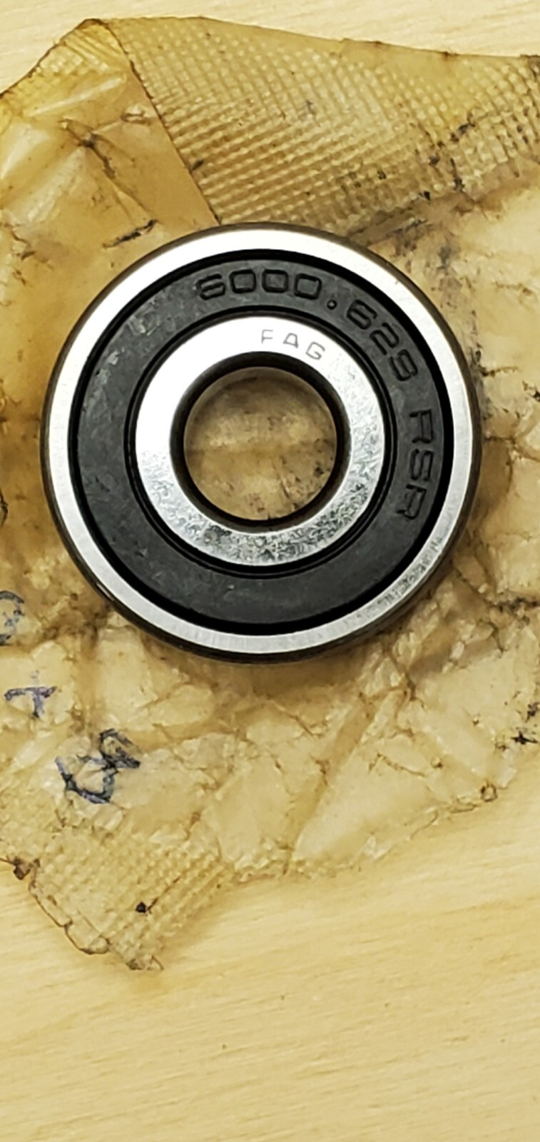 FAG 6000 2RSR Roller Bearing Double Rubber Shielded 10x26x8 mm – NEW