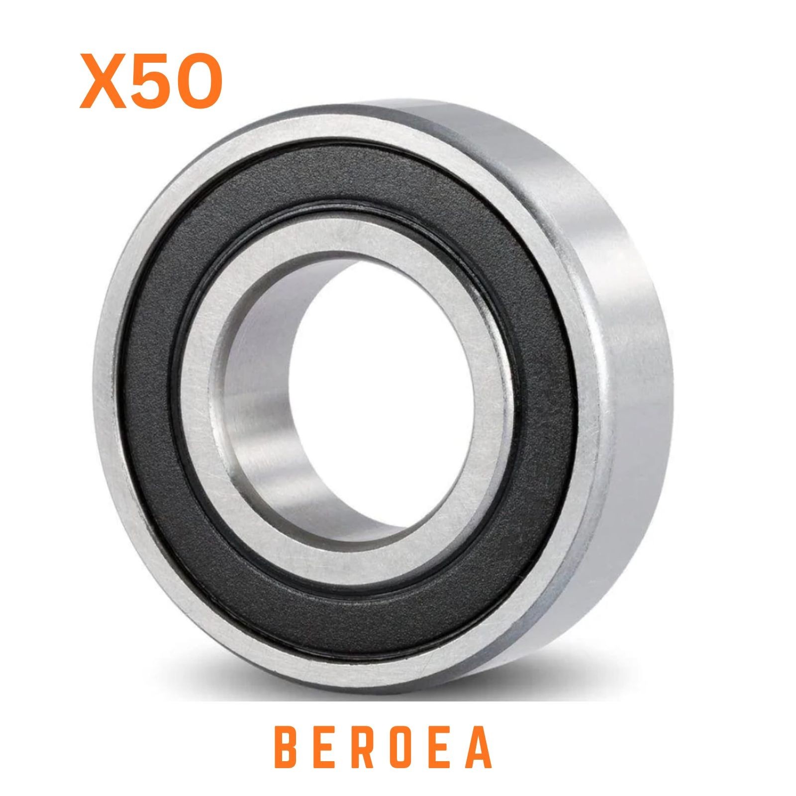 6008-2RS Ball Bearing 40x68x15mm 6008 2RS Rubber Sealed 50PCS
