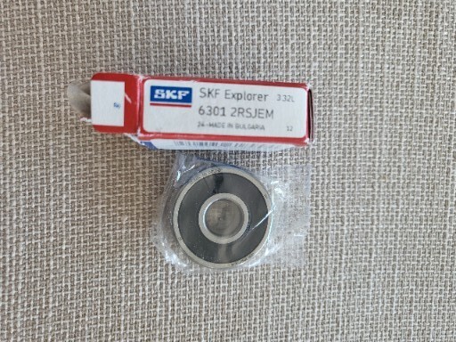 *NEW* SKF 6301-2RS JEM Roller Bearing with Double Rubber Shield